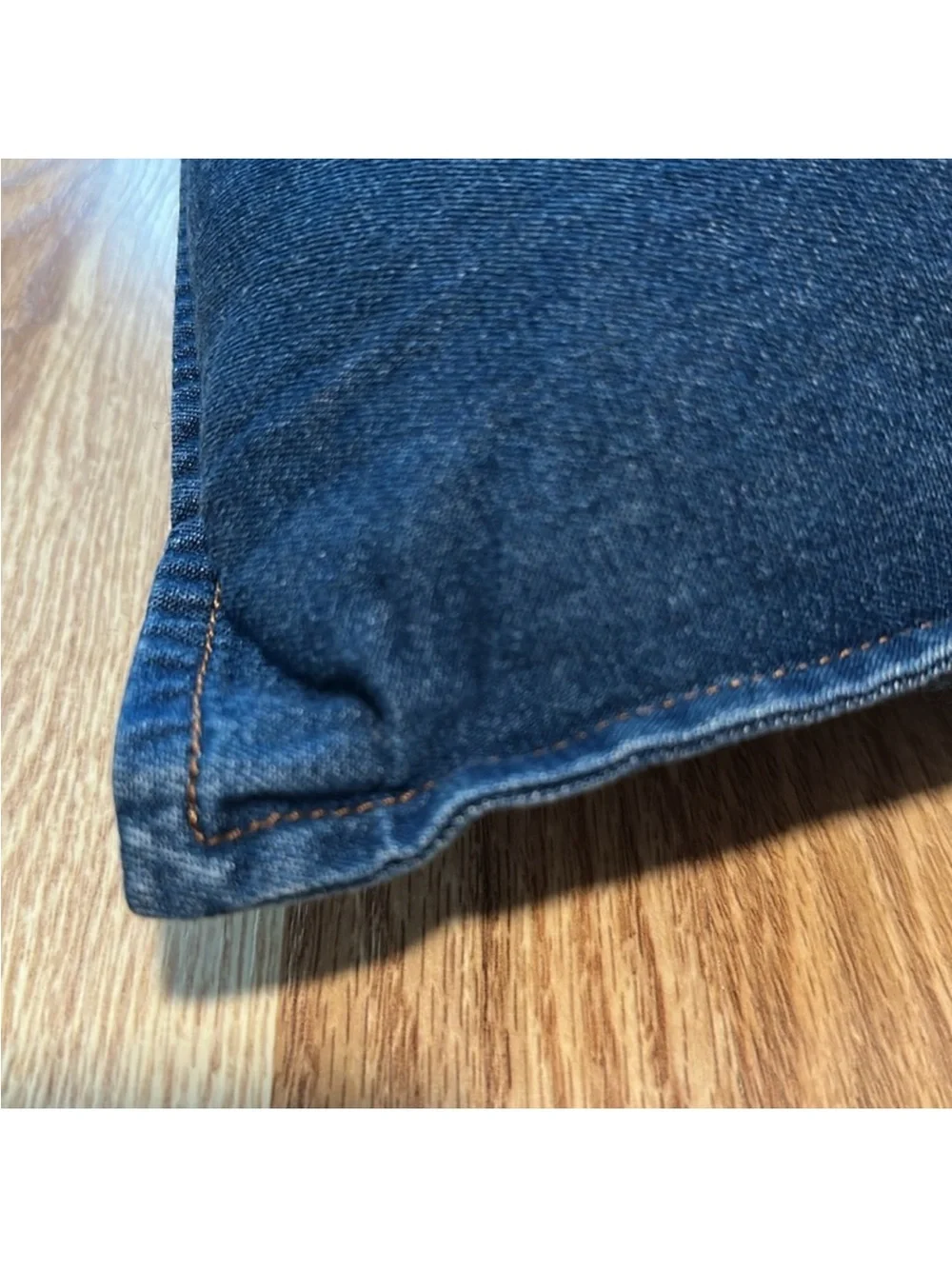 Plush Denim Square Decorative Pillow - Home Accents 25”x25”